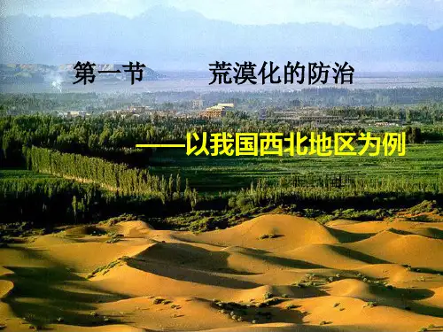 荒漠化的防治以我国西北地区为例优秀课件
