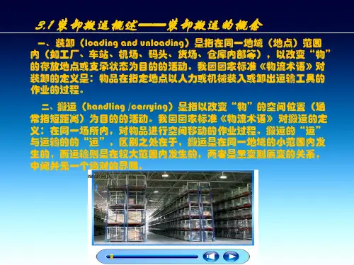 第三章物流管理概论装卸搬运