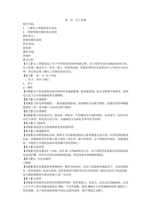 化工管路