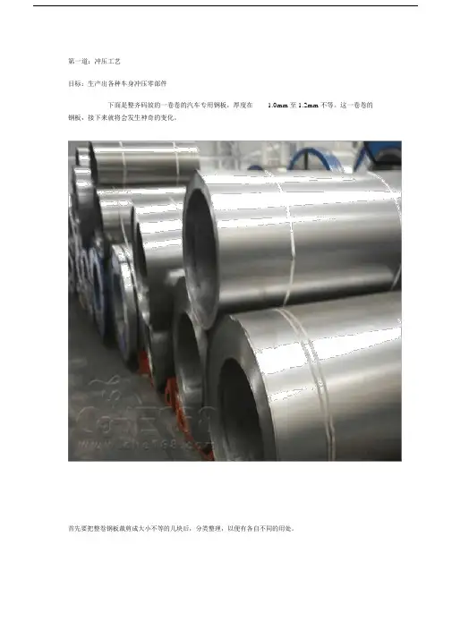 汽车整车生产四大工艺流程纲要大纲.doc