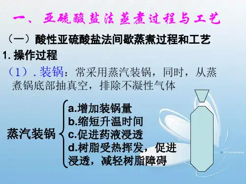 化学法制浆