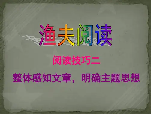 《渔夫阅读》参考答案二