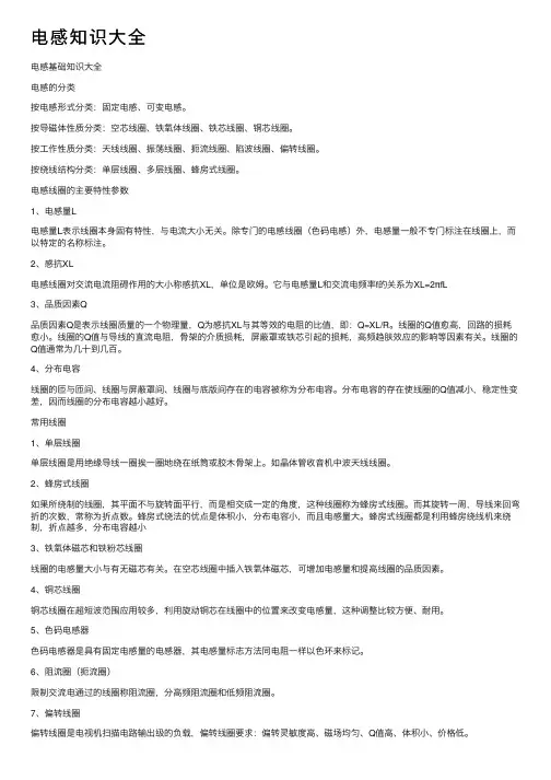 电感知识大全