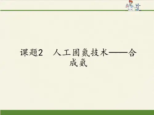 高中化学选修2课件-1.2 人工固氮技术──合成氨1-人教版