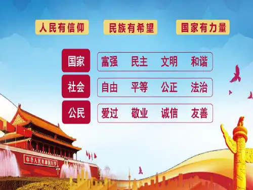 社会主义核心价值观、八礼四仪