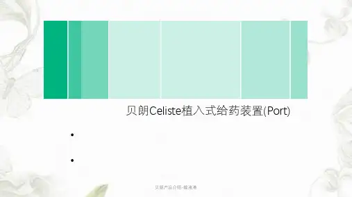 贝朗产品介绍-输液港课件