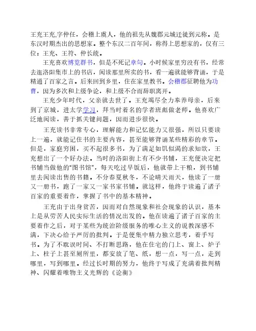 王充王充