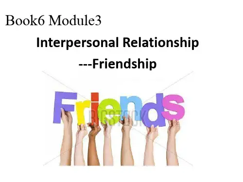 外研版高中英语 Book 6 Module3 Reading and Vocabulary教学课件 (共13张PPT)