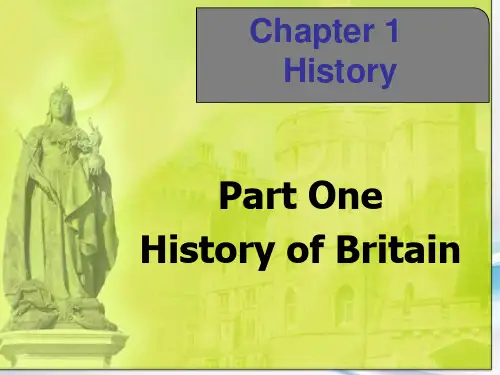 最新版history of Britain英国历史总结