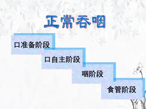 脑卒中后吞咽困难的管理-课件