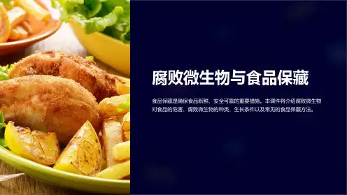 腐败微生物与食品保藏(精美课件)