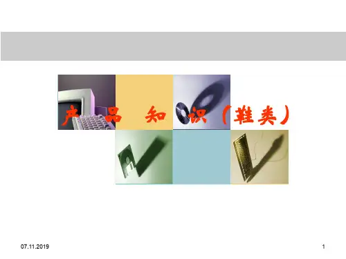 鞋产品知识-精品文档32页