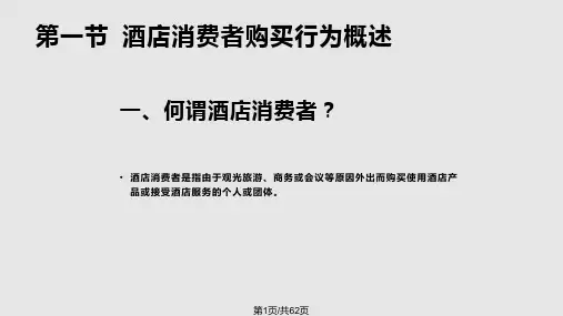 酒店市场营销PPT课件