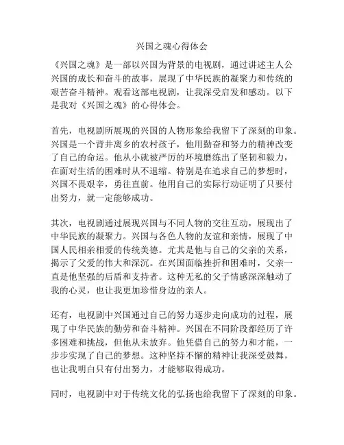兴国之魂心得体会