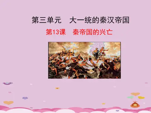 秦帝国的兴亡ppt17 北师大版课件