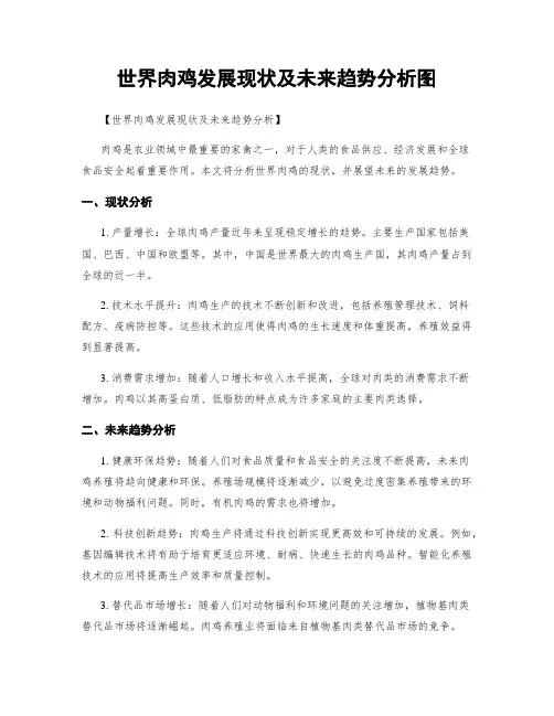 世界肉鸡发展现状及未来趋势分析图