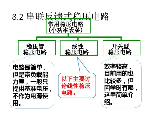 串联反馈式稳压电路