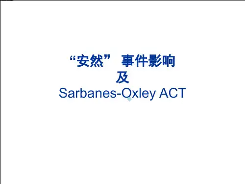 “安然”事件及SOA简介