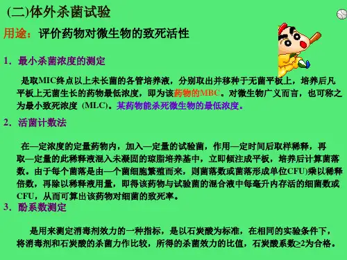项目7药物体外抗菌试验技术_PPT幻灯片