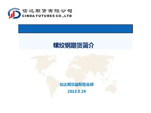 螺纹钢期货介绍PPT课件