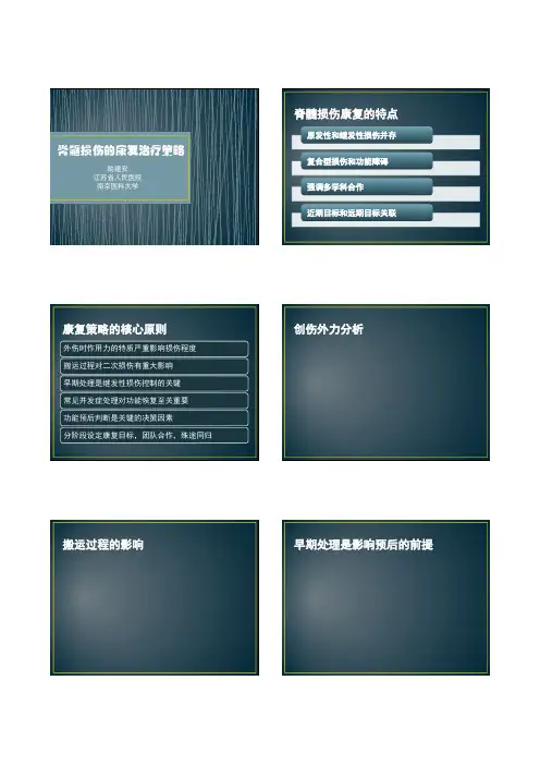励建安--脊髓损伤的康复治疗策略
