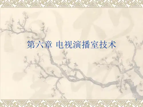 电视演播室PPT课件