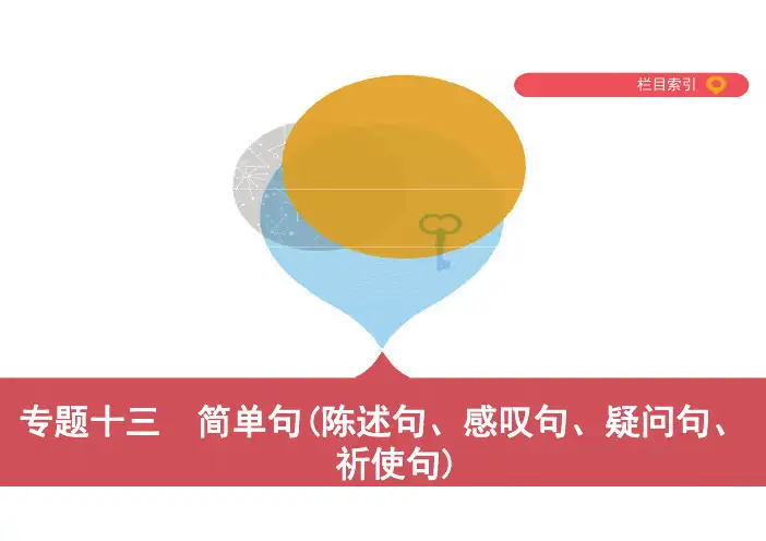初中语法精讲专题十三简单句(陈述句、感叹句、疑问句、祈使句)