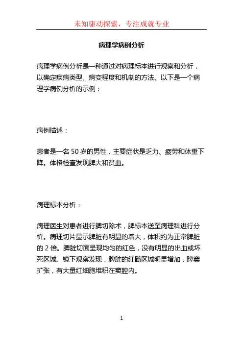 病理学病例分析 (2)