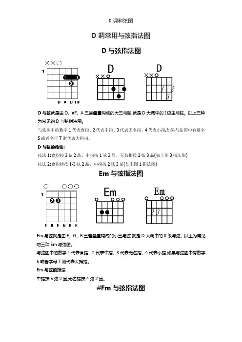 D调和弦图