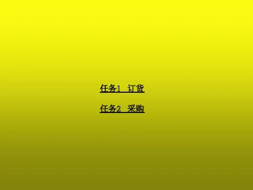《汽车配件与营销》课件——项目五 订货与采购