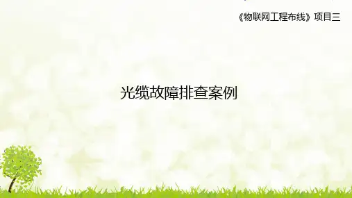 光缆故障排查案例-完整PPT课件