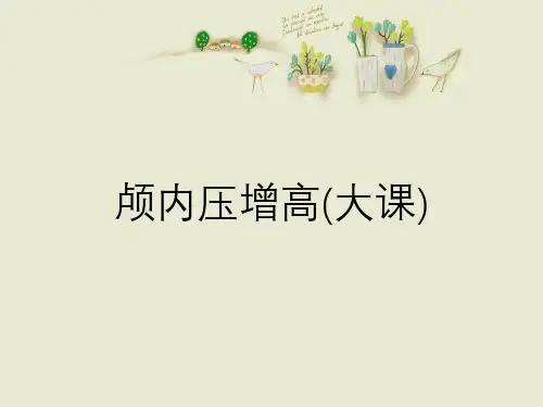 颅内压增高(大课)