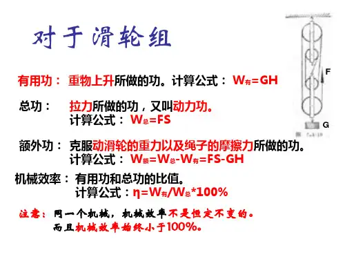 合理利用机械能复习