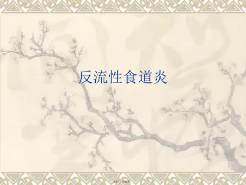 反流性食道炎PPT课件