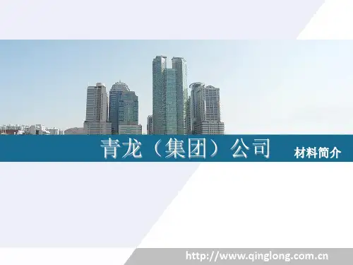 青龙材料简介(新篇)