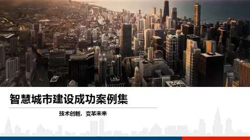 智慧城市建设成功案例集
