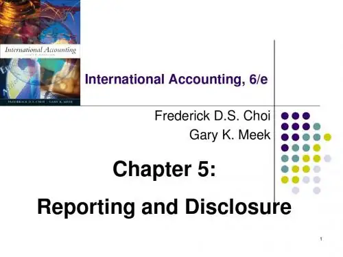 国际会计学第六版chapter_5