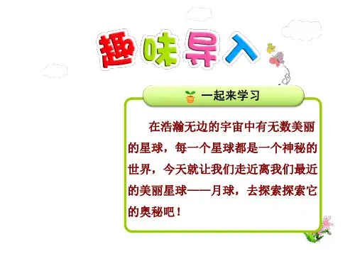 3年级语文人教(下)第6组第22课  月球之谜