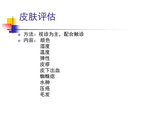 健康6皮肤评估