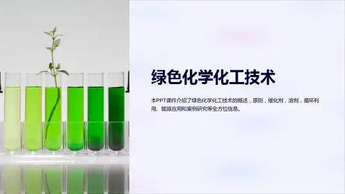 《绿色化学化工技术》课件