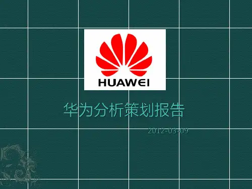 华为品牌分析于策划报告