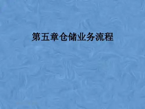 第五章仓储业务流程