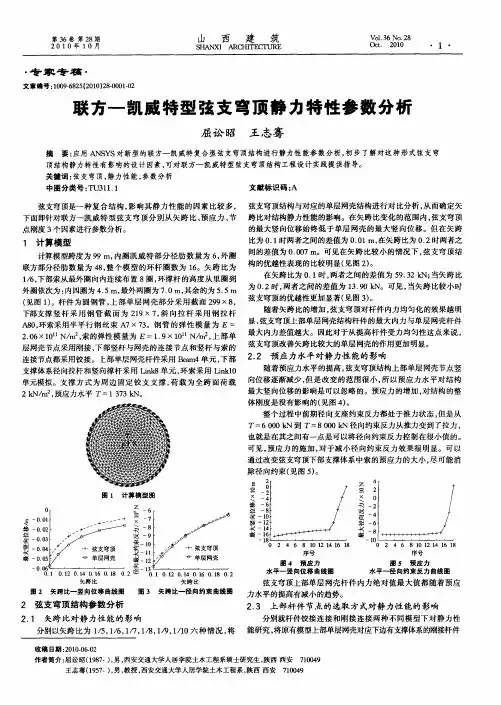 联方-凯威特型弦支穹顶静力特性参数分析