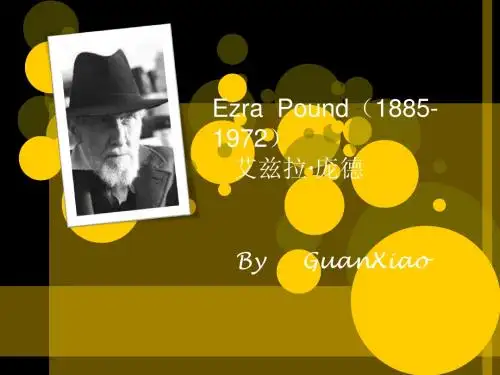 Ezra pound (1885-1972)