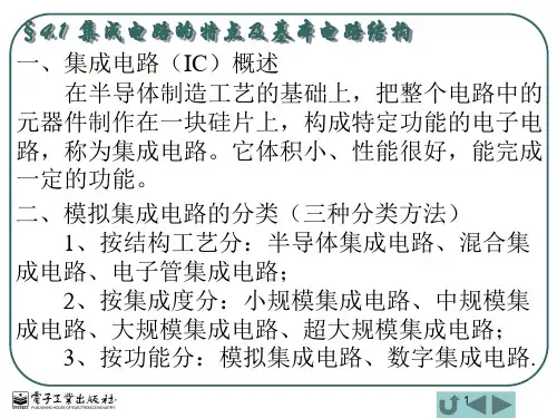 模拟电子技术第2版高吉祥课件chapterPPT