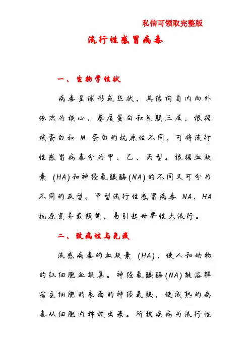 流行性感冒病毒