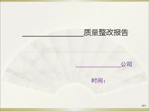 整改报告模板.ppt