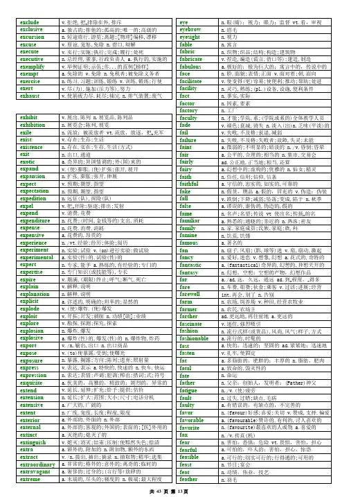 考研英语大纲词汇5500最新(完美打印版)123_4 - 副本