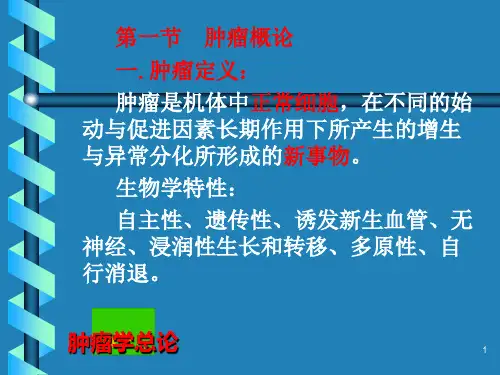肿瘤学总论课件