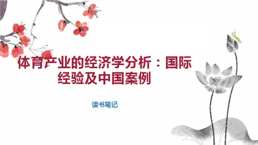 体育产业的经济学分析 国际经验及中国案例